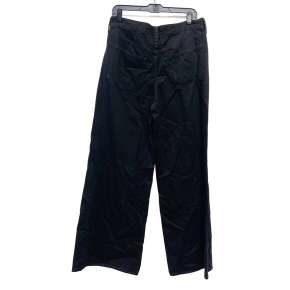 Universal Thread Women's Mid Rise Super Wide Leg Jeans Black Size 8 Reg - Picture 3 of 7